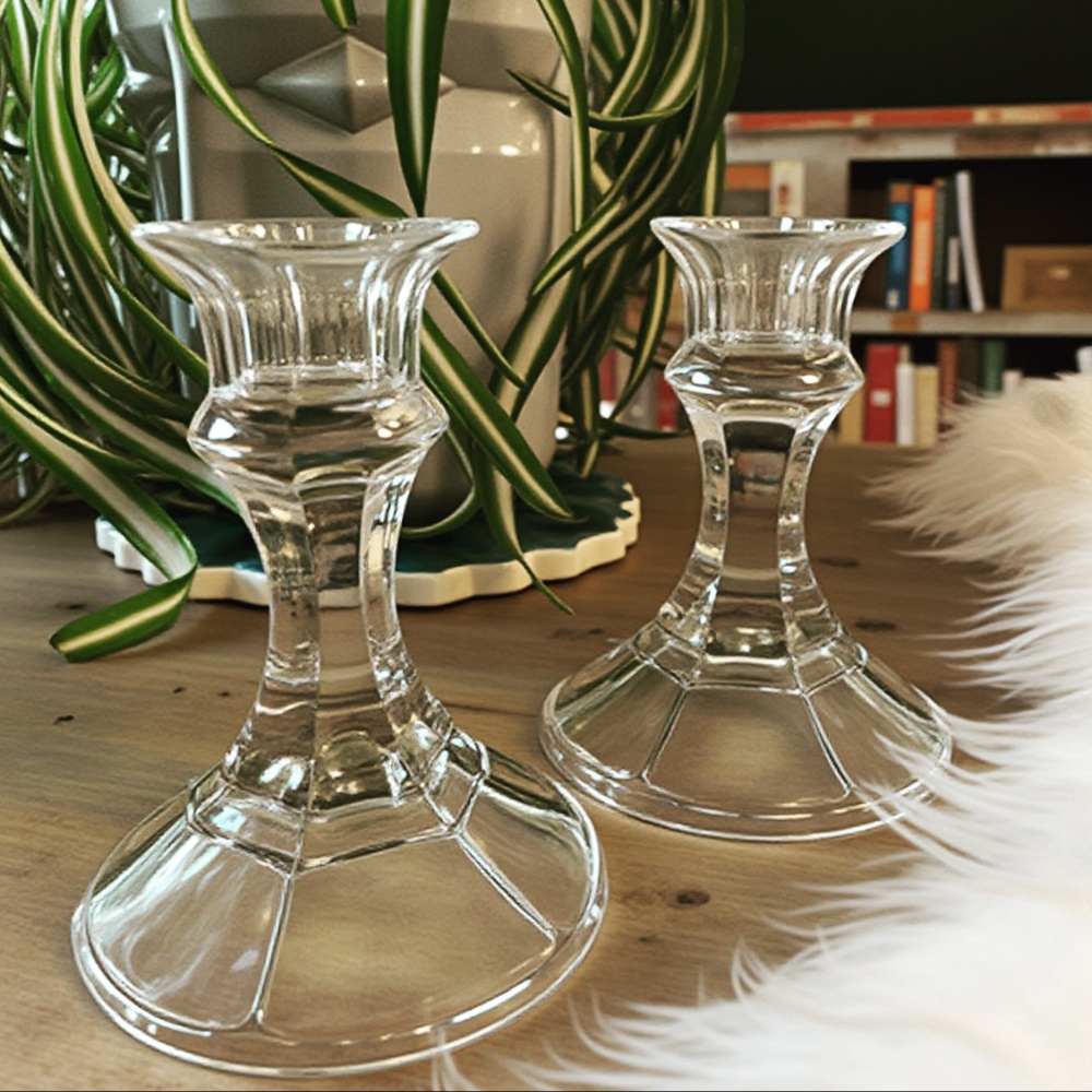Glass Candle Holder